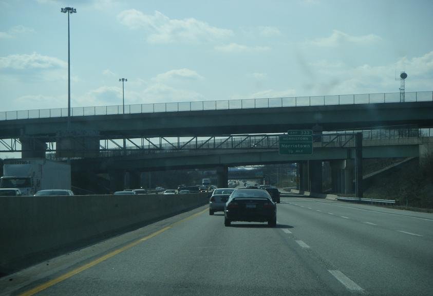 Norristown, PA - File:PA TPK WB 0.5 mi to Norristown.JPG - Wikipedia
